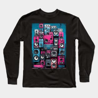 Vintage Audio Sound System Long Sleeve T-Shirt